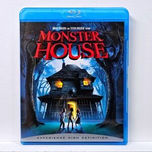 Monster House Blu-ray Movie‎ Zemeckis Spielberg Animated Family Horror Comedy